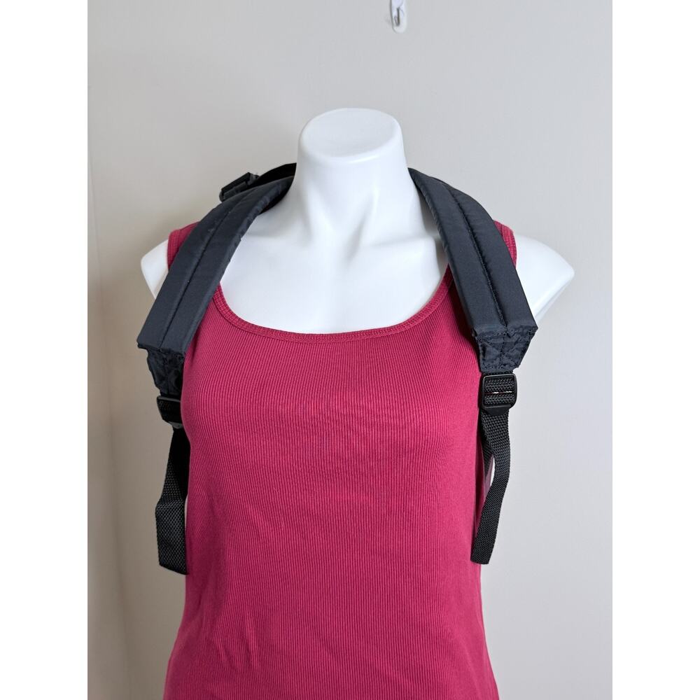 Vtg. 90s Great Escape Backpack Burgundy and Tan - Picture 5 of 5